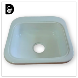 FREGADERO 48X48 TRIGO BLANCO FIRPLAK