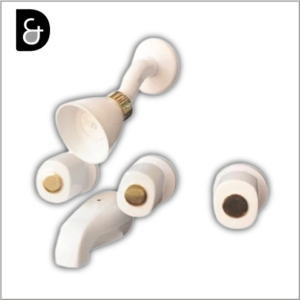 MEZCLADORA DUCHA TINA 103/78 CR.ORO VERSALLES MARCA FV
