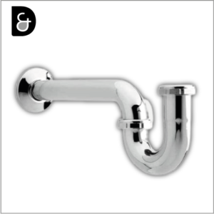 SIFÓN 1 1/4" o 1 1/2" METAL CROMADO