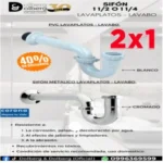 SIFÓN P 1 1/2″ O 1 1/4″ GRIVAL (2 X 1)