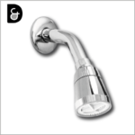 REGADERA TRADICIONAL PVC BRAZO + REGADERA