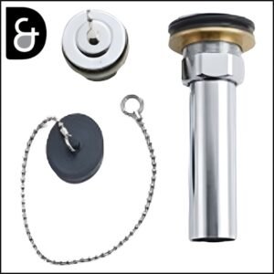 DESAGÜE LAVABO 11/4" 246.04E TAPÓN Y CADENA FV